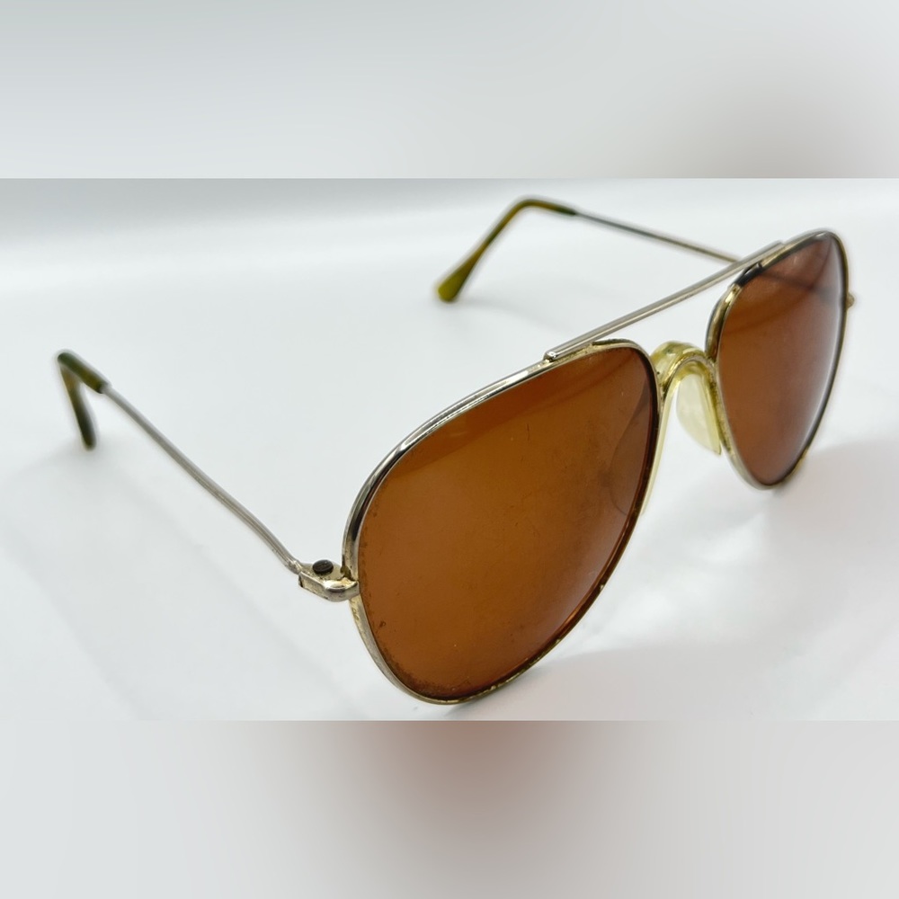 Vintage Foster Grant Gold Pilot Sunglasses Frames Only